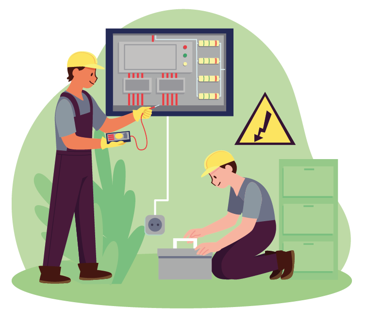 illustration_electricite_entreprise_1_Plan de travail 1 Travaux d’électricité générale pour les professionnels à Grenoble avec Homégalp
