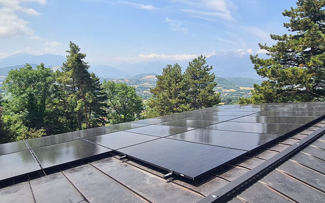 Vue finale d'un projet photovoltaique Homegalp